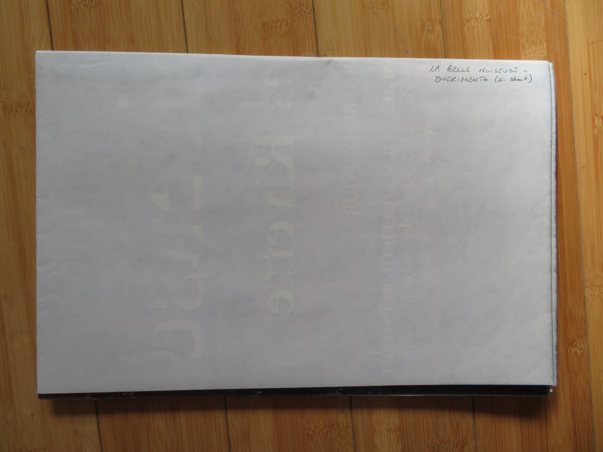 THE BEAUTIFUL TROUBLEMAKER / LA BELLE NOISEUSE UK 4 SHEET POSTER M.PICCOLI 1991 Rendezvous Cinema Movie posters