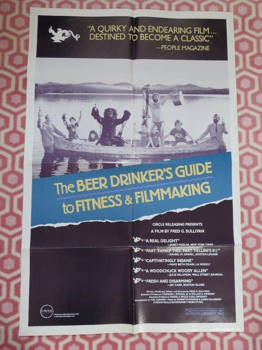 THE BEER DRINKER'S GUIDE TO FITNESS & FILMMAKING FOLDED US ONE SHEET POSTER '88 - Rendezvous Cinema