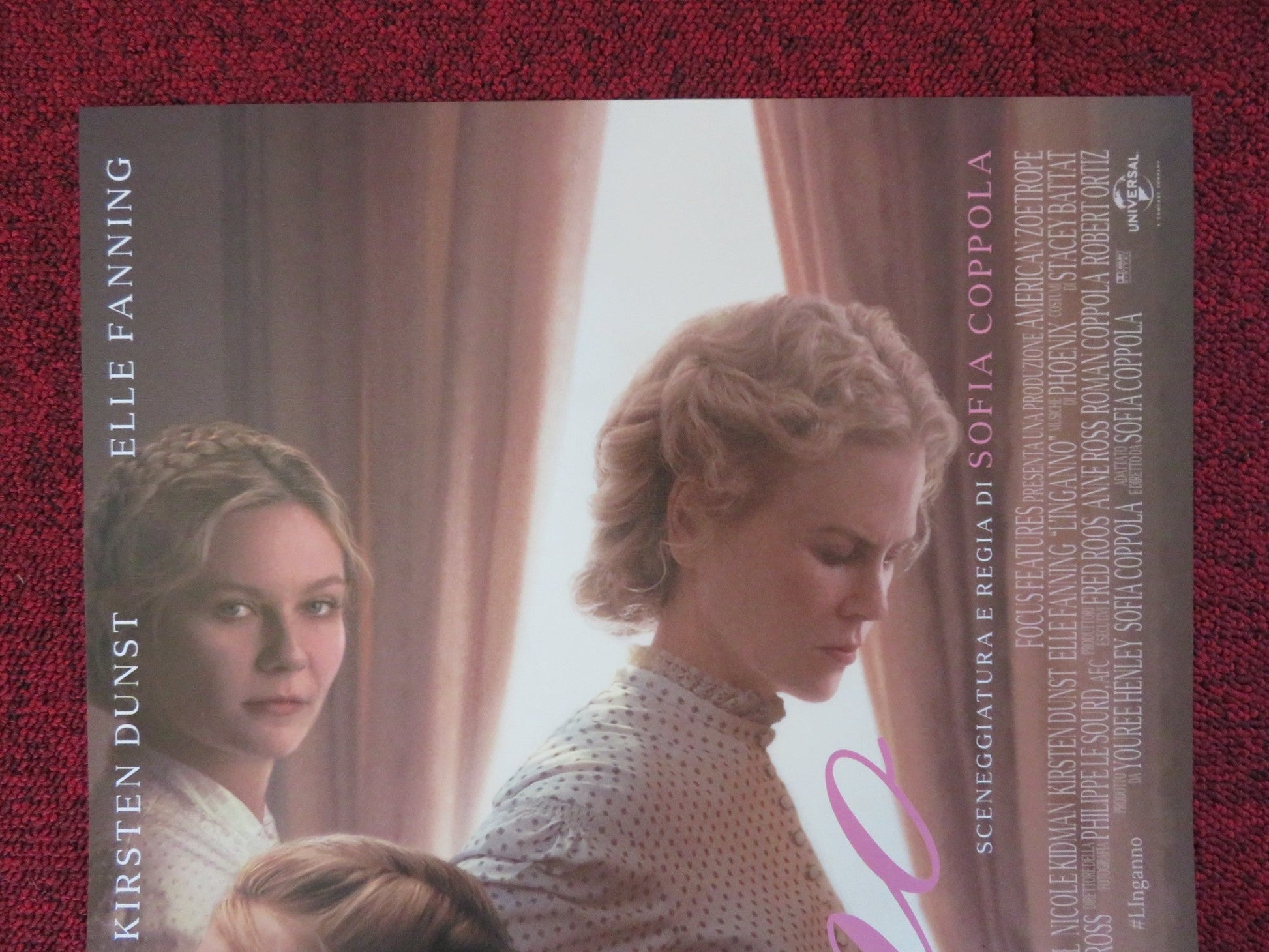 THE BEGUILED ITALIAN LOCANDINA POSTER COLIN FARRELL NICOLE KIDMAN 2017 Rendezvous Cinema Movie posters