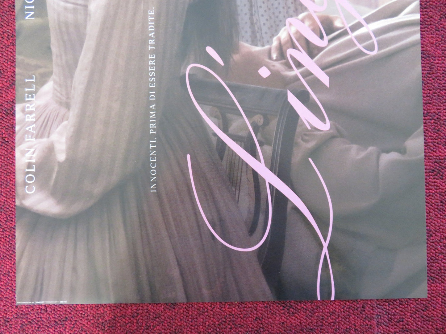 THE BEGUILED ITALIAN LOCANDINA POSTER COLIN FARRELL NICOLE KIDMAN 2017 Rendezvous Cinema Movie posters