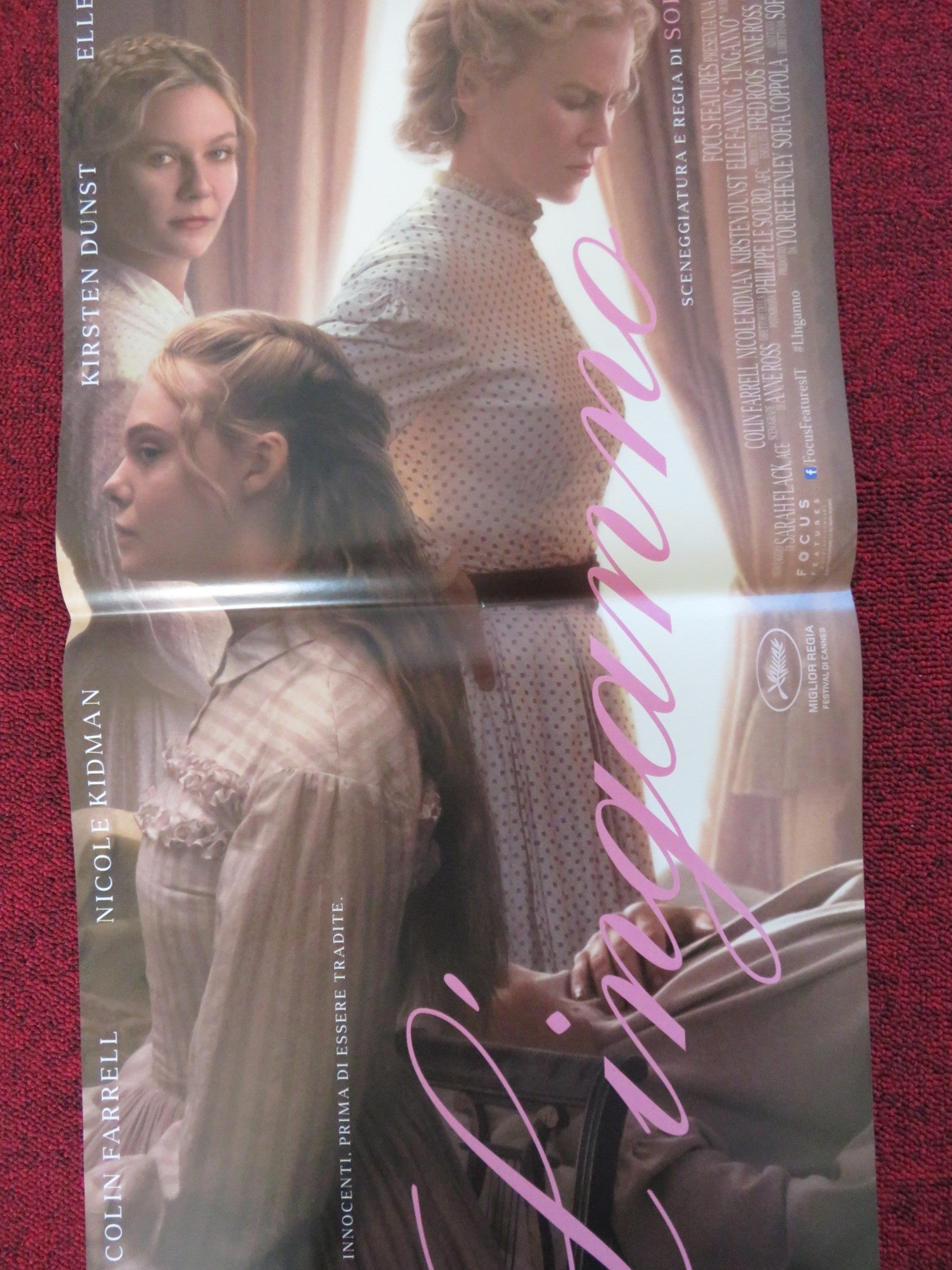 THE BEGUILED ITALIAN LOCANDINA POSTER COLIN FARRELL NICOLE KIDMAN 2017 Rendezvous Cinema Movie posters