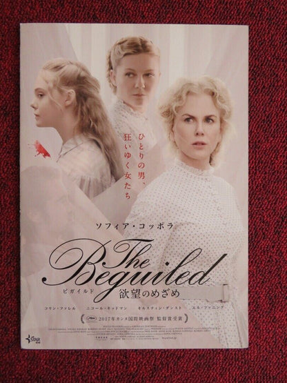 THE BEGUILED JAPANESE CHIRASHI (B5) POSTER " Nicole Kidman Colin Farrell 2017 Movie posters
