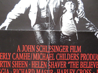THE BELIEVERS FOLDED US ONE SHEET POSTER MARTIN SHEEN HELEN SHAVER 1987 Movie posters
