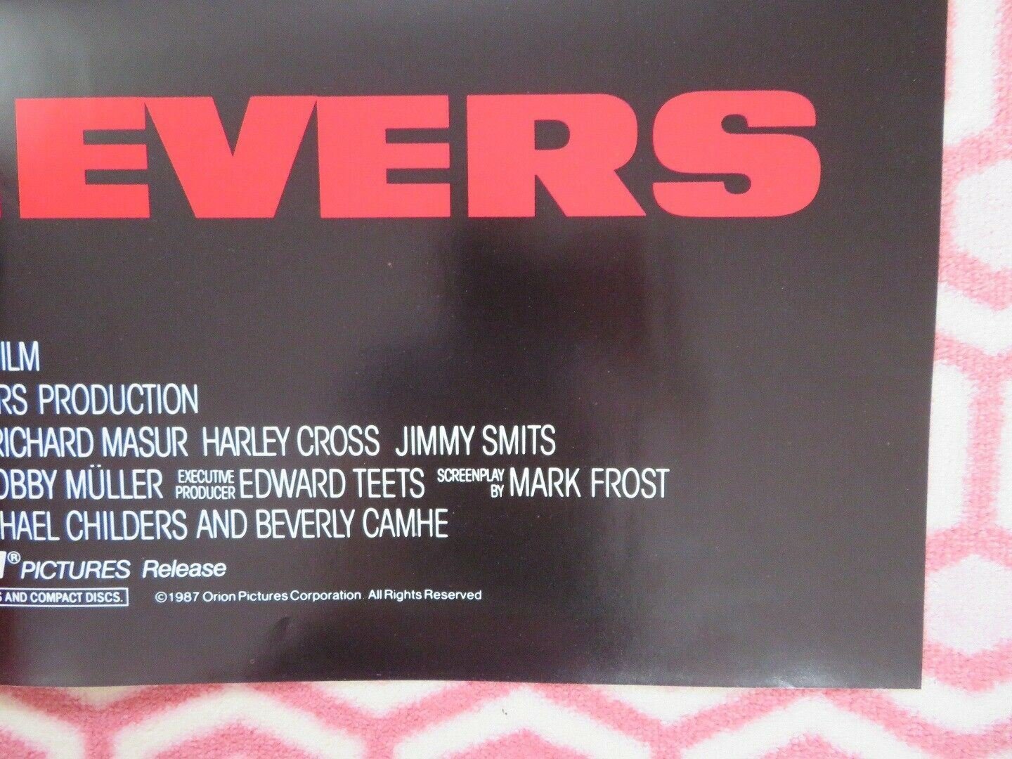 THE BELIEVERS FOLDED US ONE SHEET POSTER MARTIN SHEEN HELEN SHAVER 1987 Movie posters