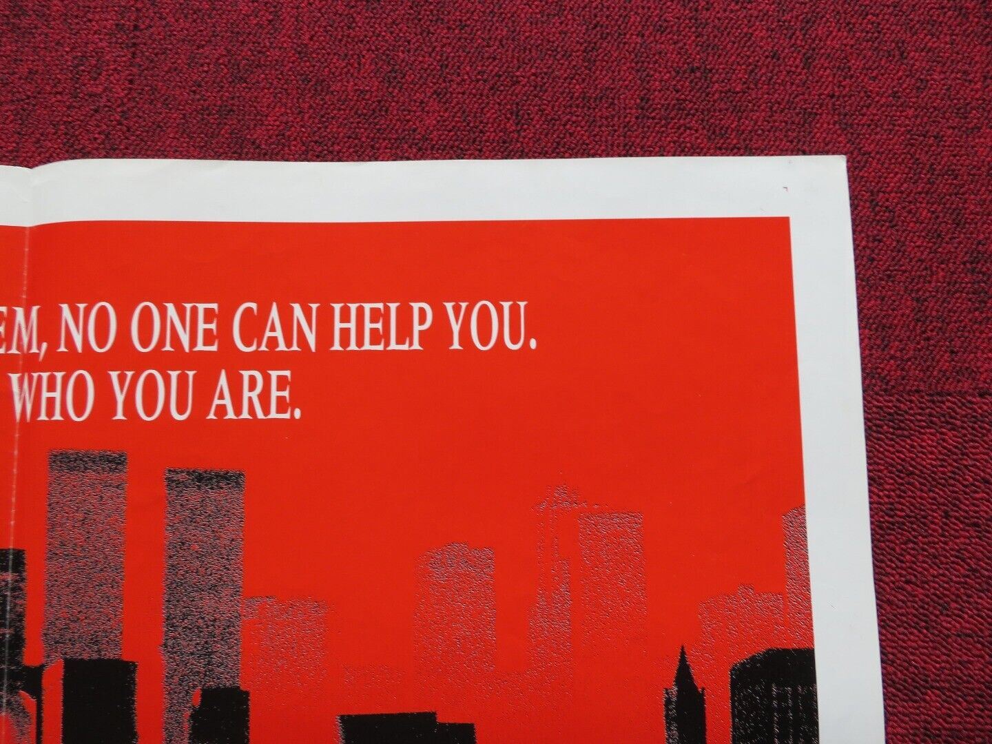 THE BELIEVERS FOLDED US ONE SHEET POSTER MARTIN SHEEN HELEN SHAVER 1987 Movie posters