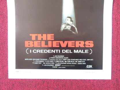 THE BELIEVERS ITALIAN LOCANDINA POSTER MARTIN SHEEN HELEN SHAVER 1987 Rendezvous Cinema Movie posters