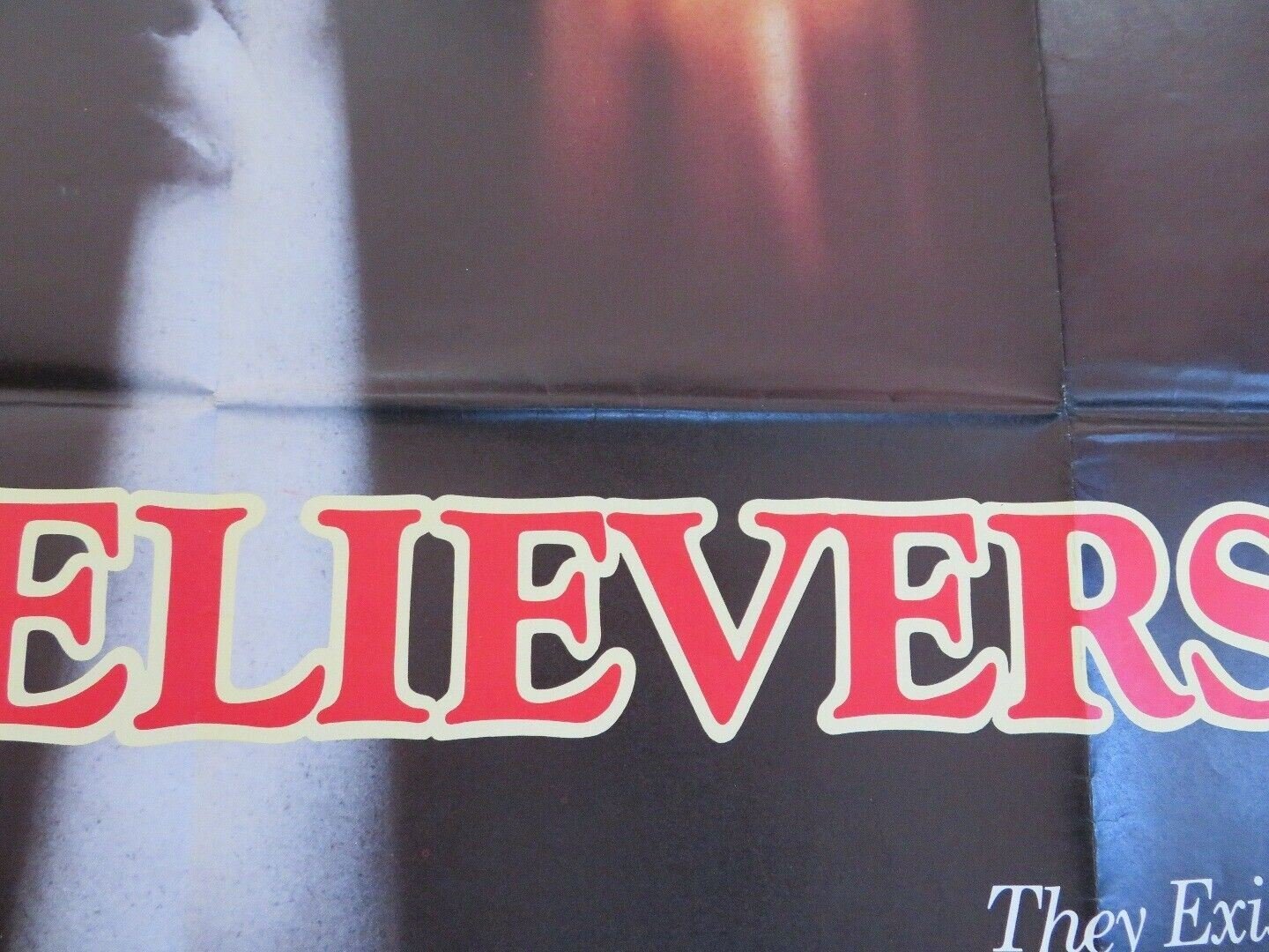 THE BELIEVERS UK ORIGINAL QUAD POSTER JOHN SCHLESINGER MARTIN SHEEN 1987 RARE Movie posters