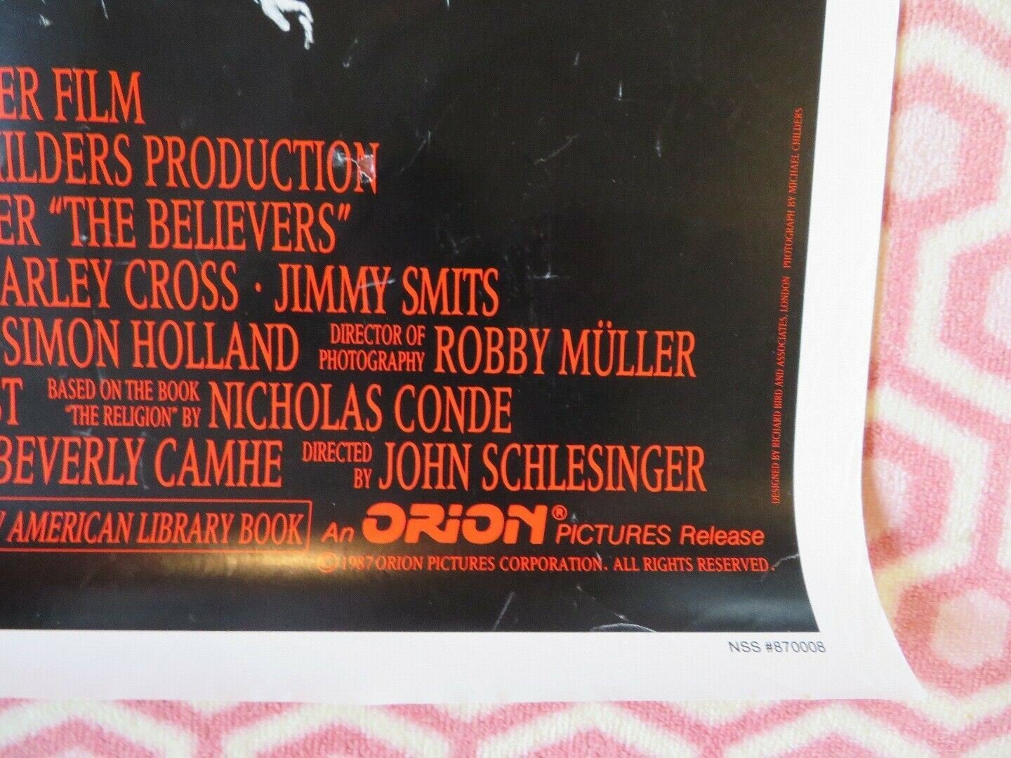 THE BELIEVERS US ONE SHEET ROLLED POSTER MARTIN SHEEN HELEN SHAVER Movie posters