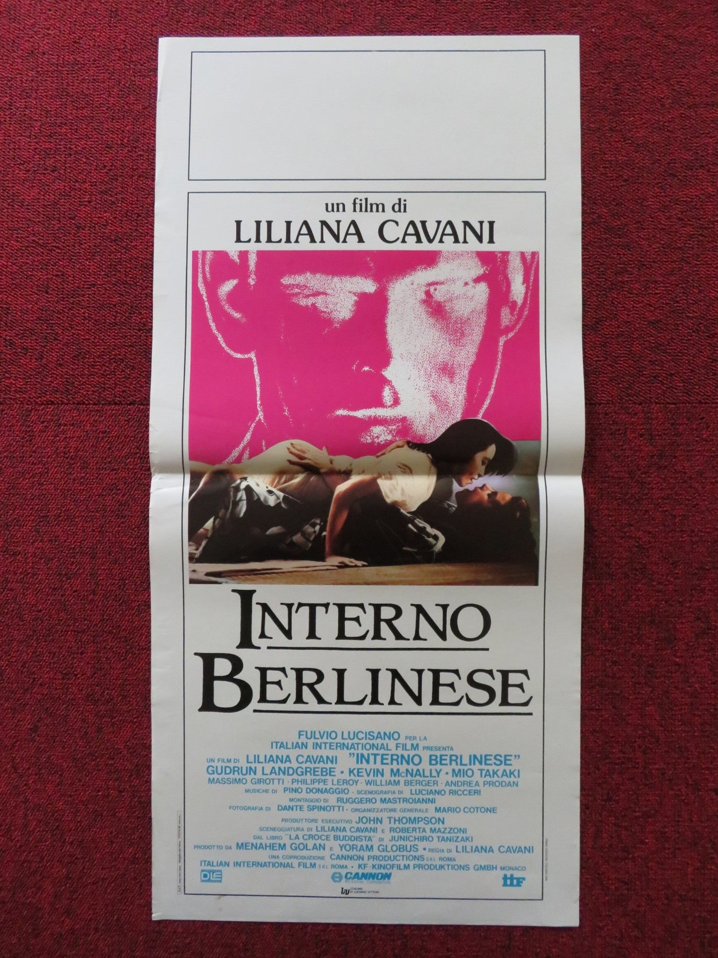 THE BERLIN AFFAIR ITALIAN LOCANDINA POSTER GUDRUN LANDGREBE KEVIN MCNALLY 1985 Rendezvous Cinema Movie posters