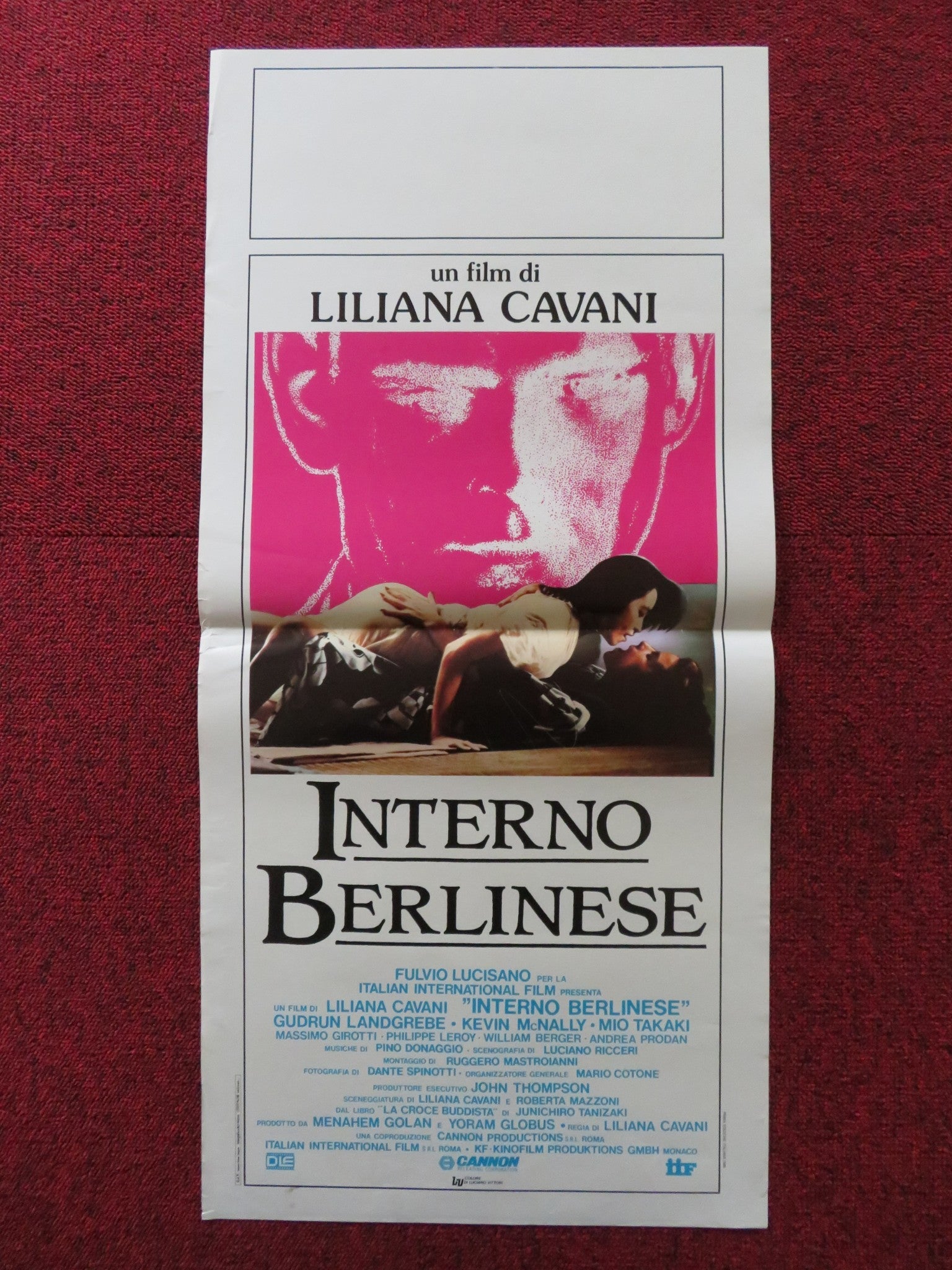 THE BERLIN AFFAIR ITALIAN LOCANDINA POSTER GUDRUN LANDGREBE KEVIN MCNALLY 1985 Rendezvous Cinema Movie posters