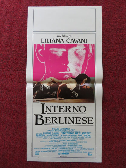 THE BERLIN AFFAIR ITALIAN LOCANDINA POSTER GUDRUN LANDGREBE KEVIN MCNALLY 1985 Rendezvous Cinema Movie posters