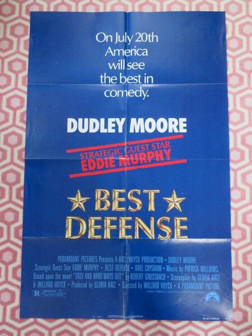 THE BEST DEFENSE FOLDED US ONE SHEET POSTER DUDLEY MOORE 1984 Movie posters