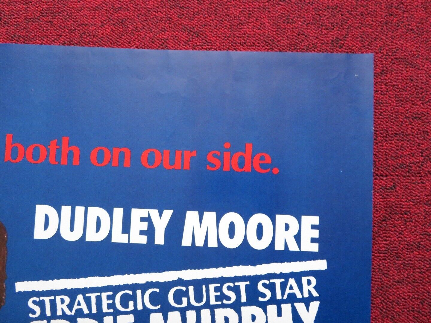 THE BEST DEFENSE FOLDED US ONE SHEET POSTER DUDLEY MOORE EDDIE MURPHY 1984 Movie posters