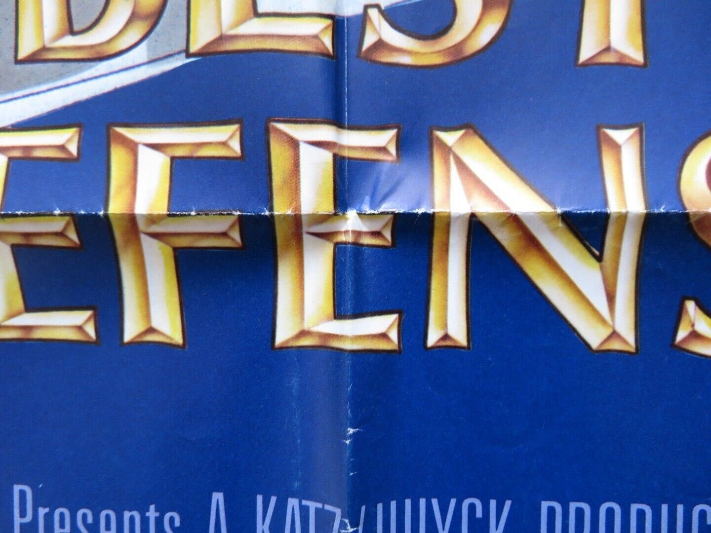 THE BEST DEFENSE FOLDED US ONE SHEET POSTER DUDLEY MOORE EDDIE MURPHY 1984 Movie posters