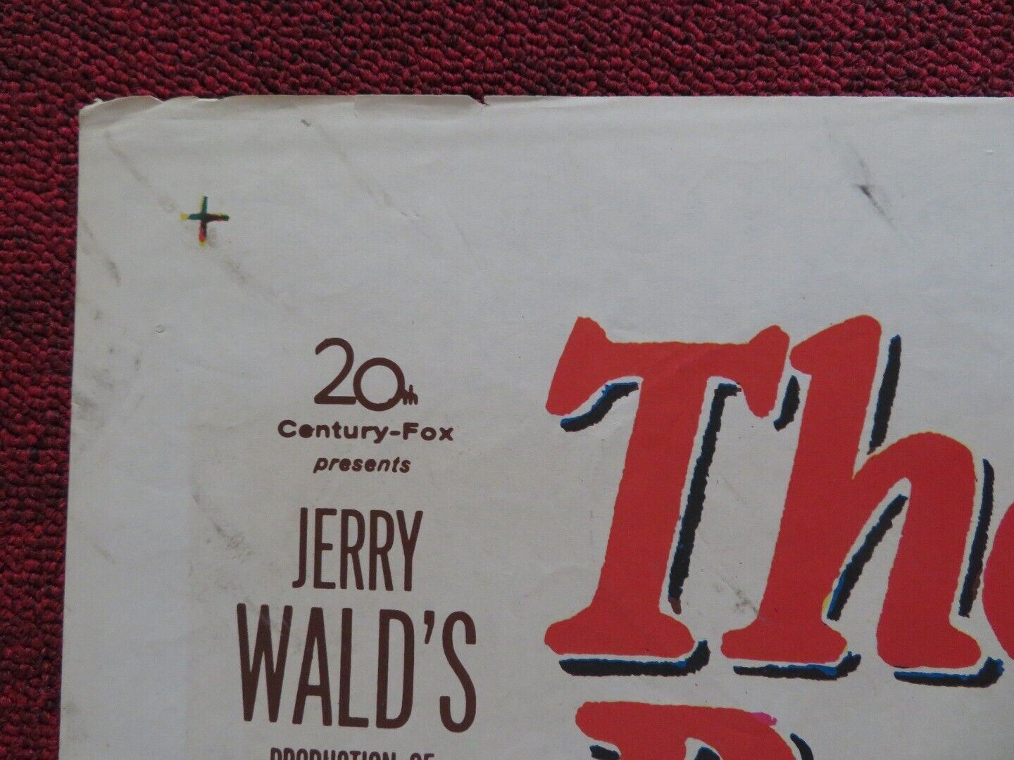 THE BEST OF EVERYTHING FOLDED US ONE SHEET POSTER HOPE LANGE STEPHEN BOYD 1959 Movie posters