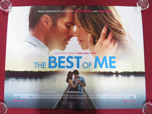THE BEST OF ME UK QUAD (30"x 40") ROLLED POSTER MICHELLE MONAGHAN 2014 Rendezvous Cinema Movie posters
