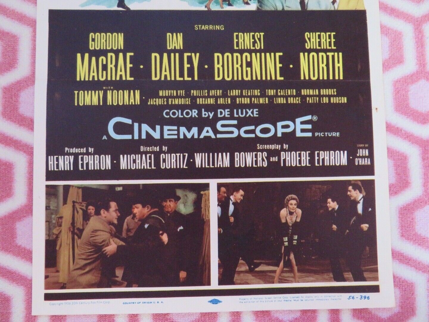 THE BEST THINGS IN LIFE ARE FREE US INSERT (14"x 36") POSTER GORDON MACRAE 1956 Rendezvous Cinema Movie posters