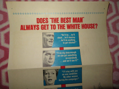 THE BESTMAN US INSERT (14"x 36") POSTER HENRY FONDA EDIE ADAMS 1964 Movie posters