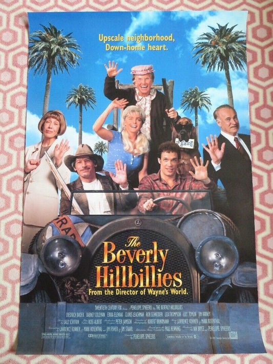THE BEVERLY HILLBILLIES US ONE SHEET ROLLED POSTER ROB SCHNEIDER JIM VARNEY 1993 Movie posters