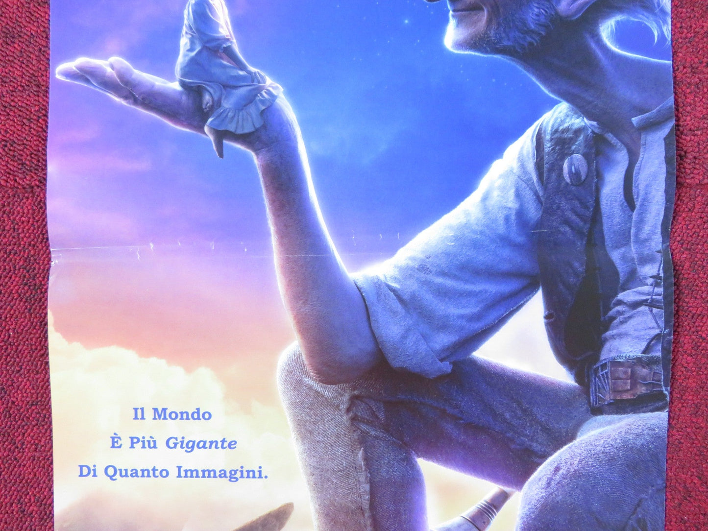 THE BFG ITALIAN LOCANDINA POSTER MARK RYLANCE RUBY BARNHILL 2016 Rendezvous Cinema Movie posters