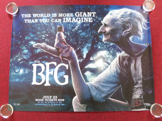 THE BFG UK QUAD (30"x 40") ROLLED POSTER MARK RYLANCE RUBY BARNHILL 2016 Rendezvous Cinema Movie posters