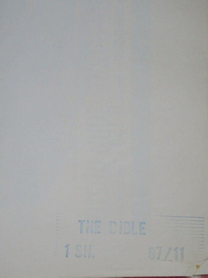 THE BIBLE IN THE BEGINNING FOLDED US ONE SHEET POSTER STEPHEN BOYD A GARDNER '67 - Rendezvous Cinema