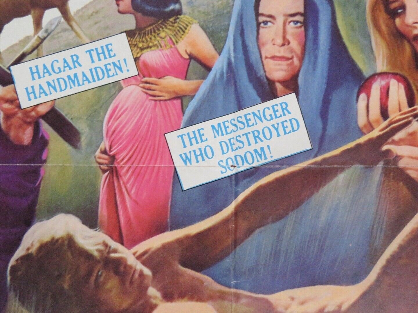 THE BIBLE IN THE BEGINNING FOLDED US ONE SHEET POSTER STEPHEN BOYD A GARDNER '67 - Rendezvous Cinema