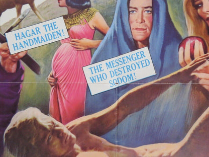 THE BIBLE IN THE BEGINNING FOLDED US ONE SHEET POSTER STEPHEN BOYD A GARDNER '67 - Rendezvous Cinema