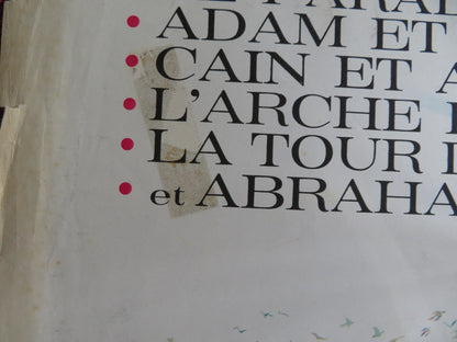 THE BIBLE: IN THE BEGINNING FRENCH POSTER MICHAEL PARKS RICHARD HARRIS 1966 Rendezvous Cinema Movie posters