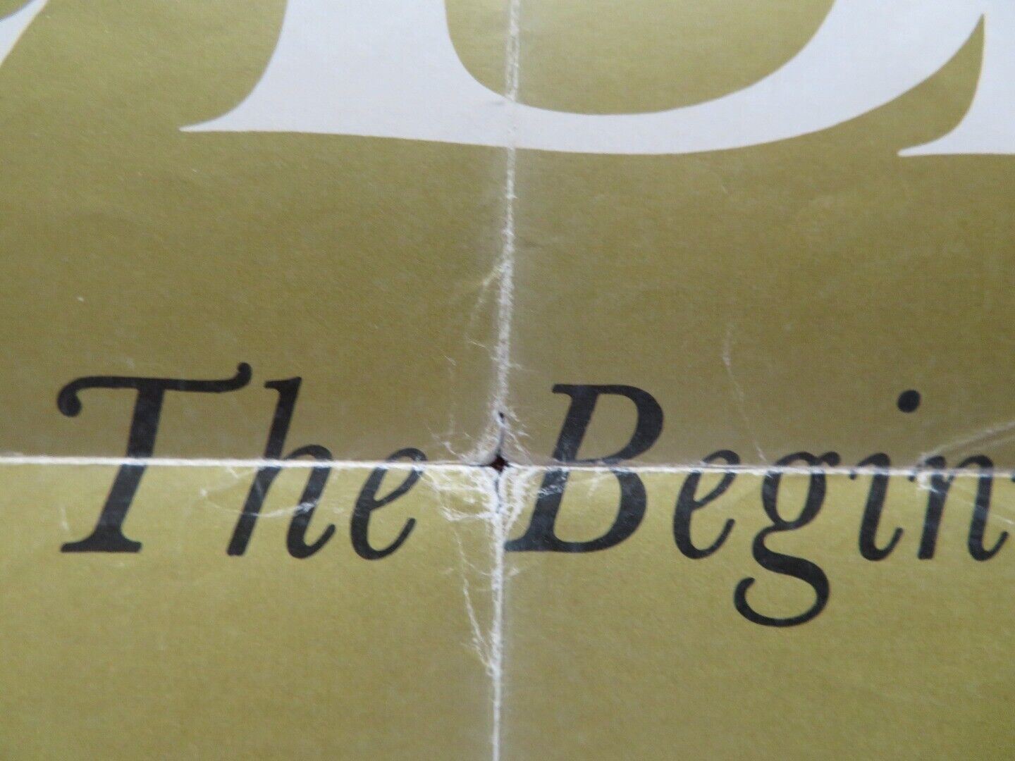 THE BIBLE: IN THE BEGINNING US ONE SHEET POSTER MICHAEL PARKS RICHARD HARRIS Movie posters