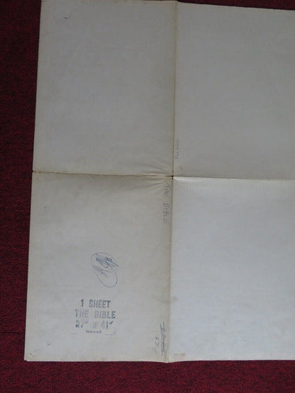 THE BIBLE: IN THE BEGINNING US ONE SHEET POSTER MICHAEL PARKS RICHARD HARRIS Movie posters