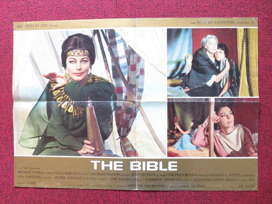 THE BIBLE ITALIAN FOTOBUSTA POSTER MICHAEL PARKS ULLA BERGRYD 1966 Rendezvous Cinema Movie posters