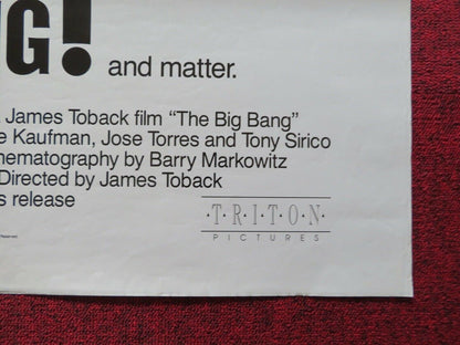 THE BIG BANG FOLDED US ONE SHEET POSTER DARRYL DAWKINS 1989 Movie posters