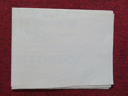 THE BIG BANG FOLDED US ONE SHEET POSTER DARRYL DAWKINS 1989 Movie posters