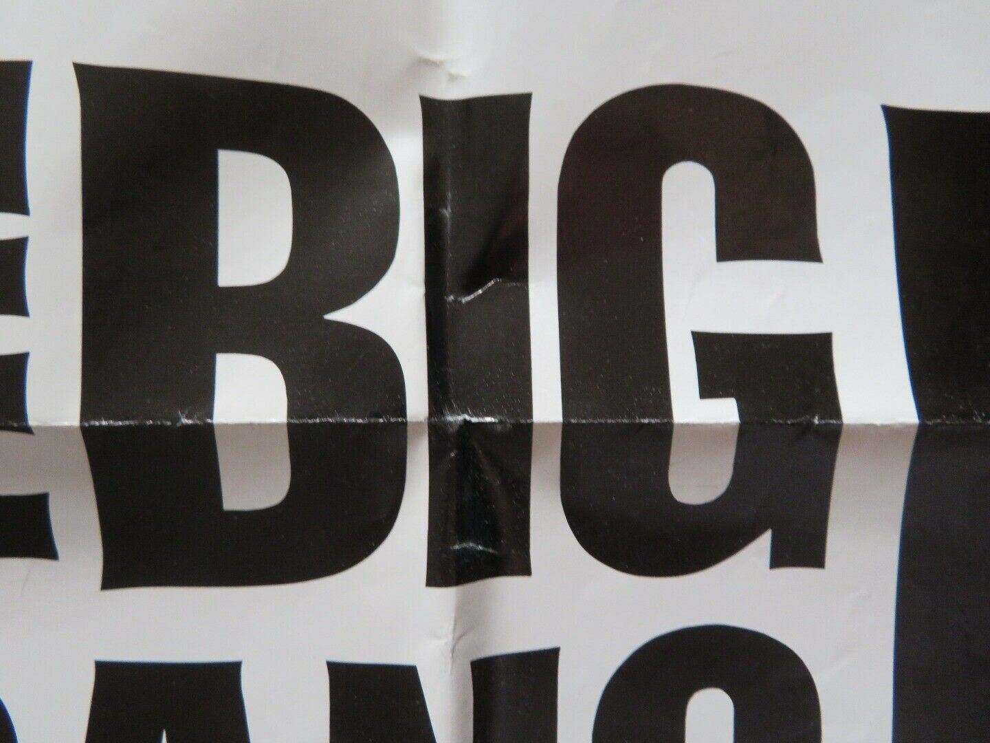 THE BIG BANG FOLDED US ONE SHEET POSTER DARRYL DAWKINS 1989 Movie posters