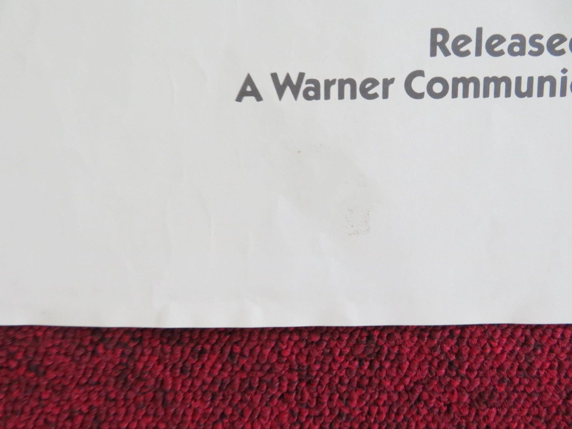 THE BIG BRAWL FOLDED US ONE SHEET POSTER JACKIE CHAN JOSE FERRER 1980 Rendezvous Cinema Movie posters