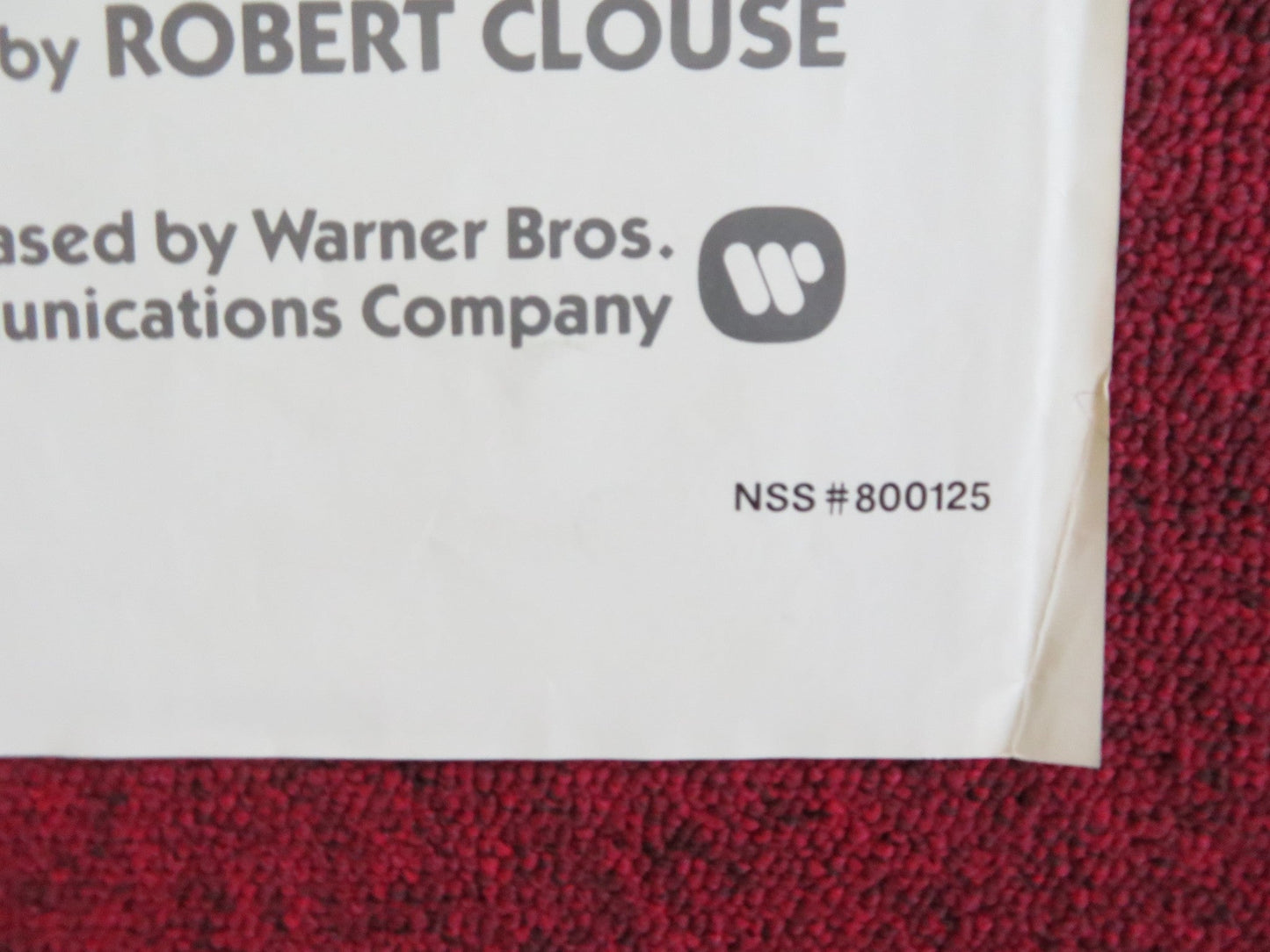 THE BIG BRAWL FOLDED US ONE SHEET POSTER JACKIE CHAN JOSE FERRER 1980 Rendezvous Cinema Movie posters