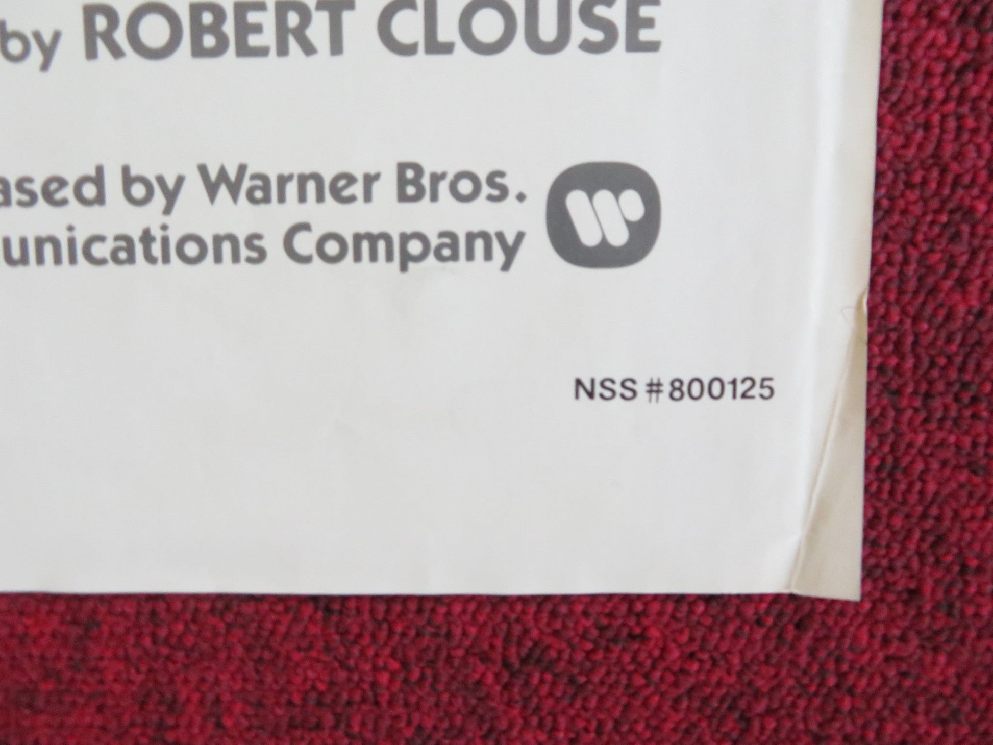 THE BIG BRAWL FOLDED US ONE SHEET POSTER JACKIE CHAN JOSE FERRER 1980 Rendezvous Cinema Movie posters