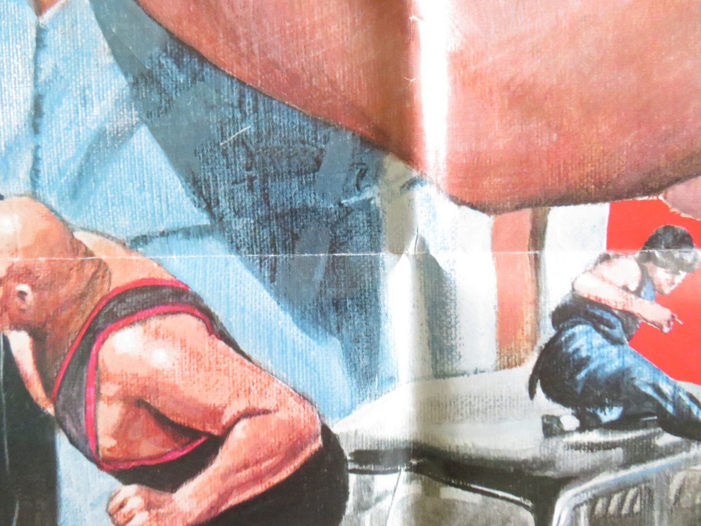 THE BIG BRAWL FOLDED US ONE SHEET POSTER JACKIE CHAN JOSE FERRER 1980 Rendezvous Cinema Movie posters