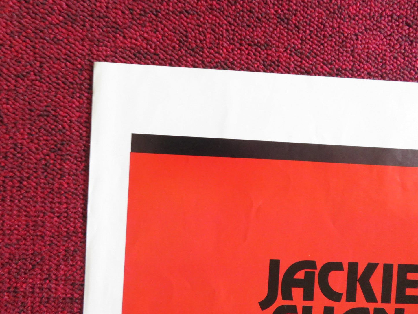 THE BIG BRAWL FOLDED US ONE SHEET POSTER JACKIE CHAN JOSE FERRER 1980 Rendezvous Cinema Movie posters