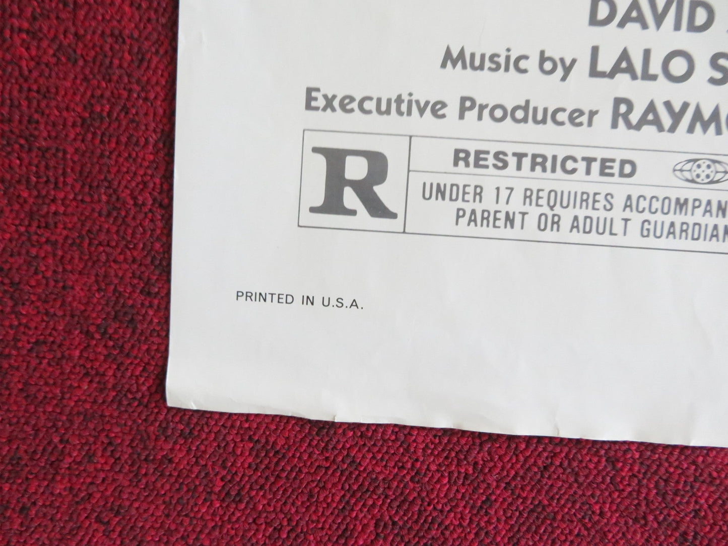 THE BIG BRAWL FOLDED US ONE SHEET POSTER JACKIE CHAN JOSE FERRER 1980 Rendezvous Cinema Movie posters