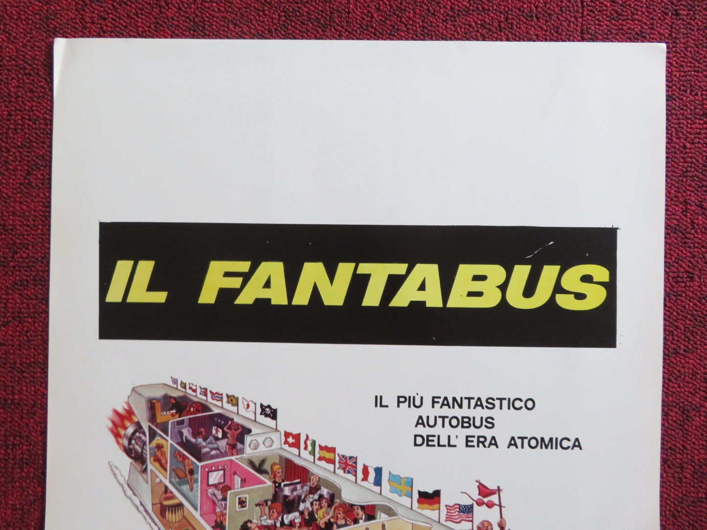 THE BIG BUS ITALIAN LOCANDINA POSTER JOSEPH BOLOGNA STOCKARD CHANNING 1976 Rendezvous Cinema Movie posters