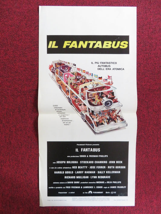 THE BIG BUS ITALIAN LOCANDINA POSTER JOSEPH BOLOGNA STOCKARD CHANNING 1976 Rendezvous Cinema Movie posters