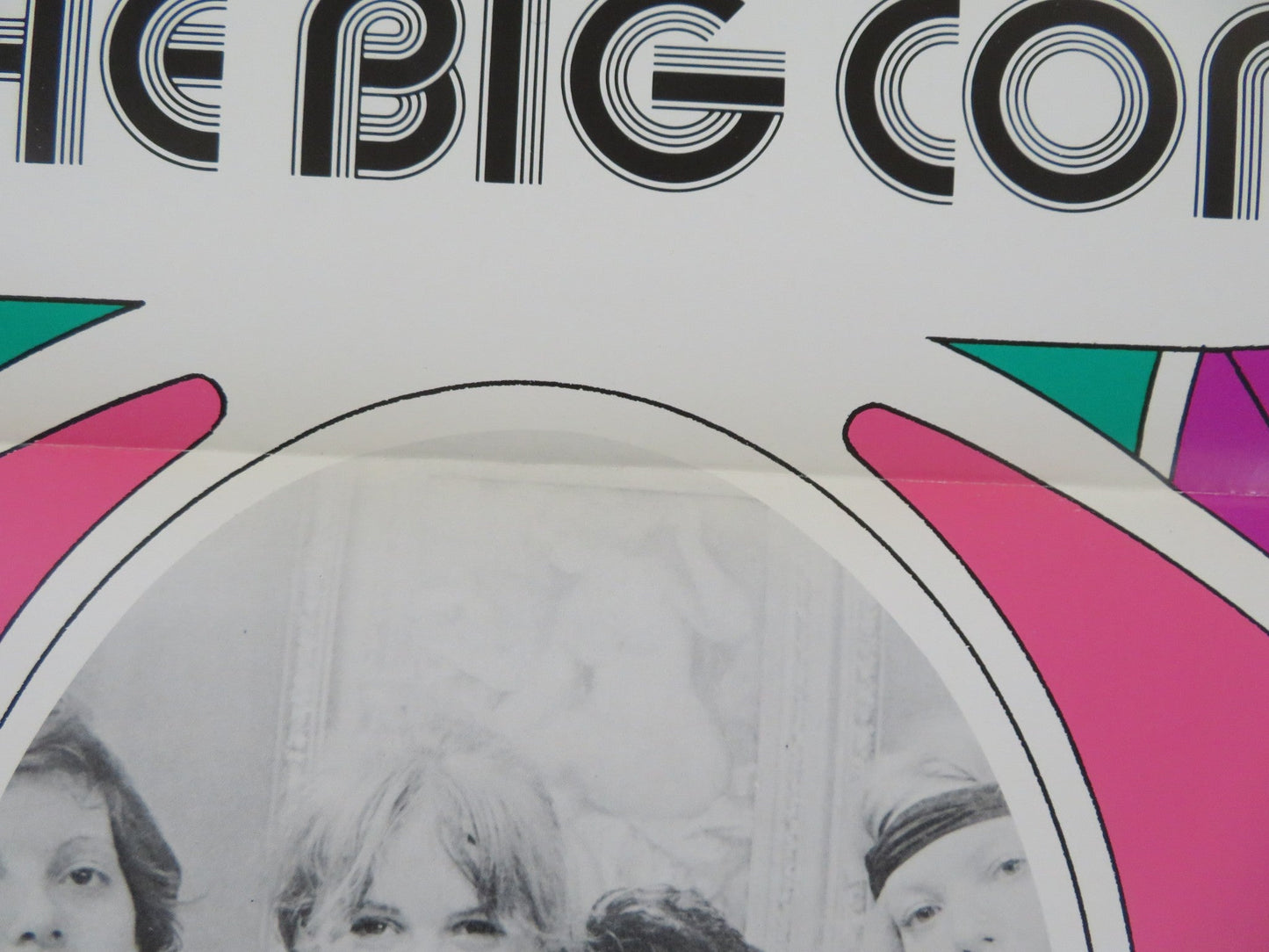 THE BIG CON US TRI FOLDED ONE SHEET ROLLED POSTER JENNIFER JORDAN 1975 Rendezvous Cinema Movie posters