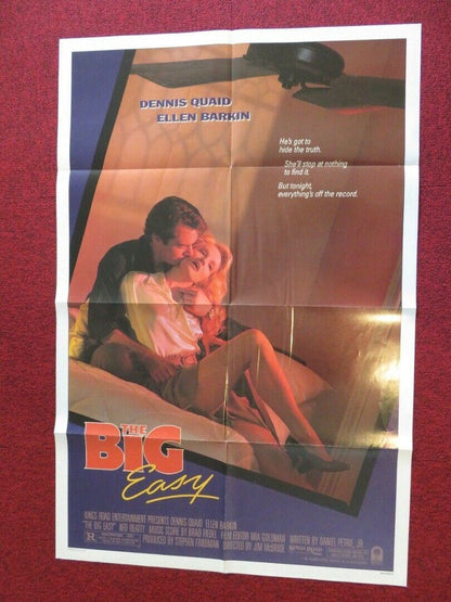 THE BIG EASY FOLDED US ONE SHEET POSTER DENNIS QUAD ELLEN BARKIN 1986 Movie posters