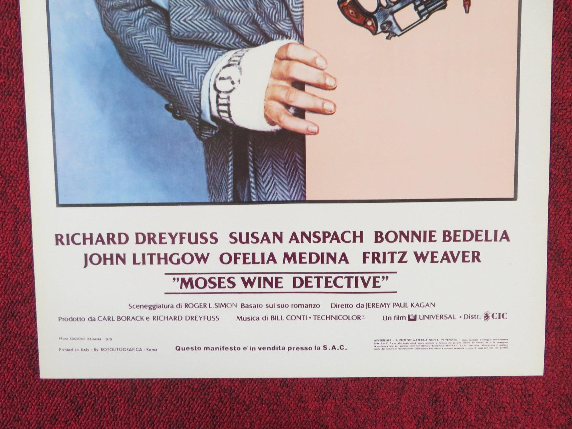 THE BIG FIX ITALIAN LOCANDINA POSTER RICHARD DREYFUSS SUSAN ANSPACH 1979 Rendezvous Cinema Movie posters