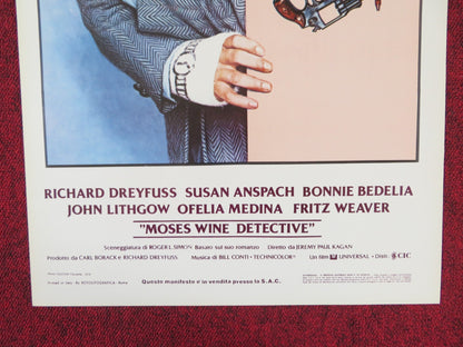 THE BIG FIX ITALIAN LOCANDINA POSTER RICHARD DREYFUSS SUSAN ANSPACH 1979 Rendezvous Cinema Movie posters