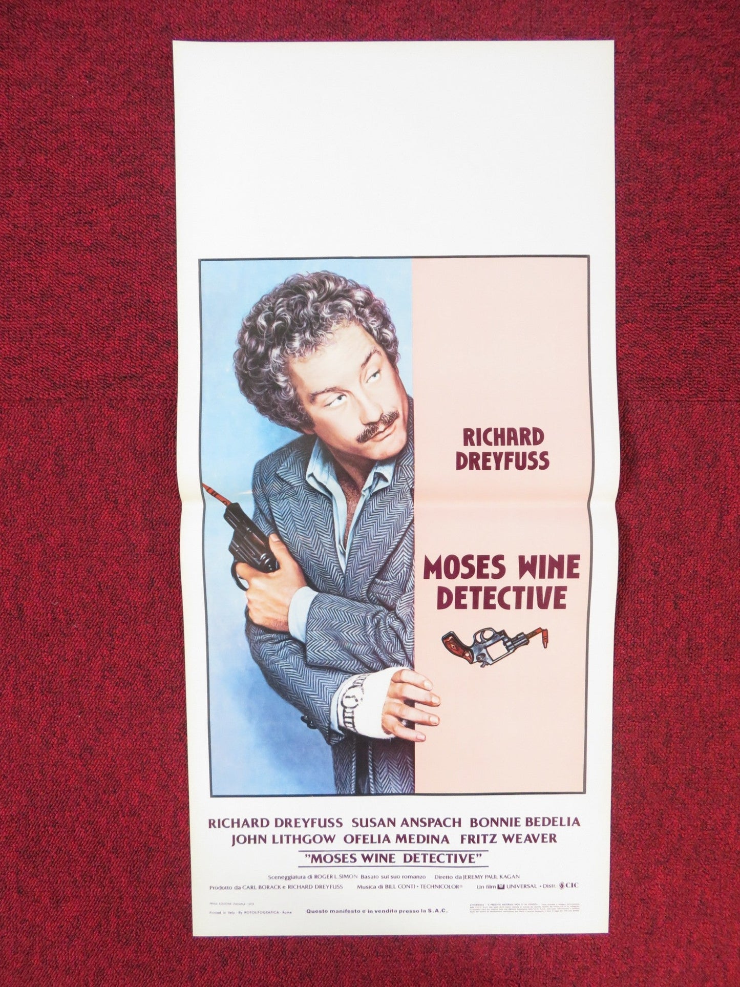 THE BIG FIX ITALIAN LOCANDINA POSTER RICHARD DREYFUSS SUSAN ANSPACH 1979 Rendezvous Cinema Movie posters