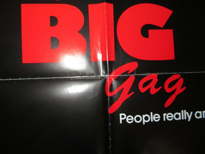 THE BIG GAG / Nipagesh Basivuvi FOLDED US ONE SHEET POSTER C LANGFORD 1987 Movie posters