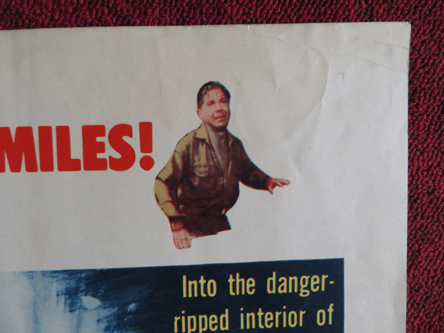 THE BIG GAMBLE US HALF SHEET (22"x 28") POSTER STEPHEN BOYD JULIETTE GRECO 1961 Rendezvous Cinema Movie posters